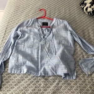 Light blue Abercrombie long sleeve